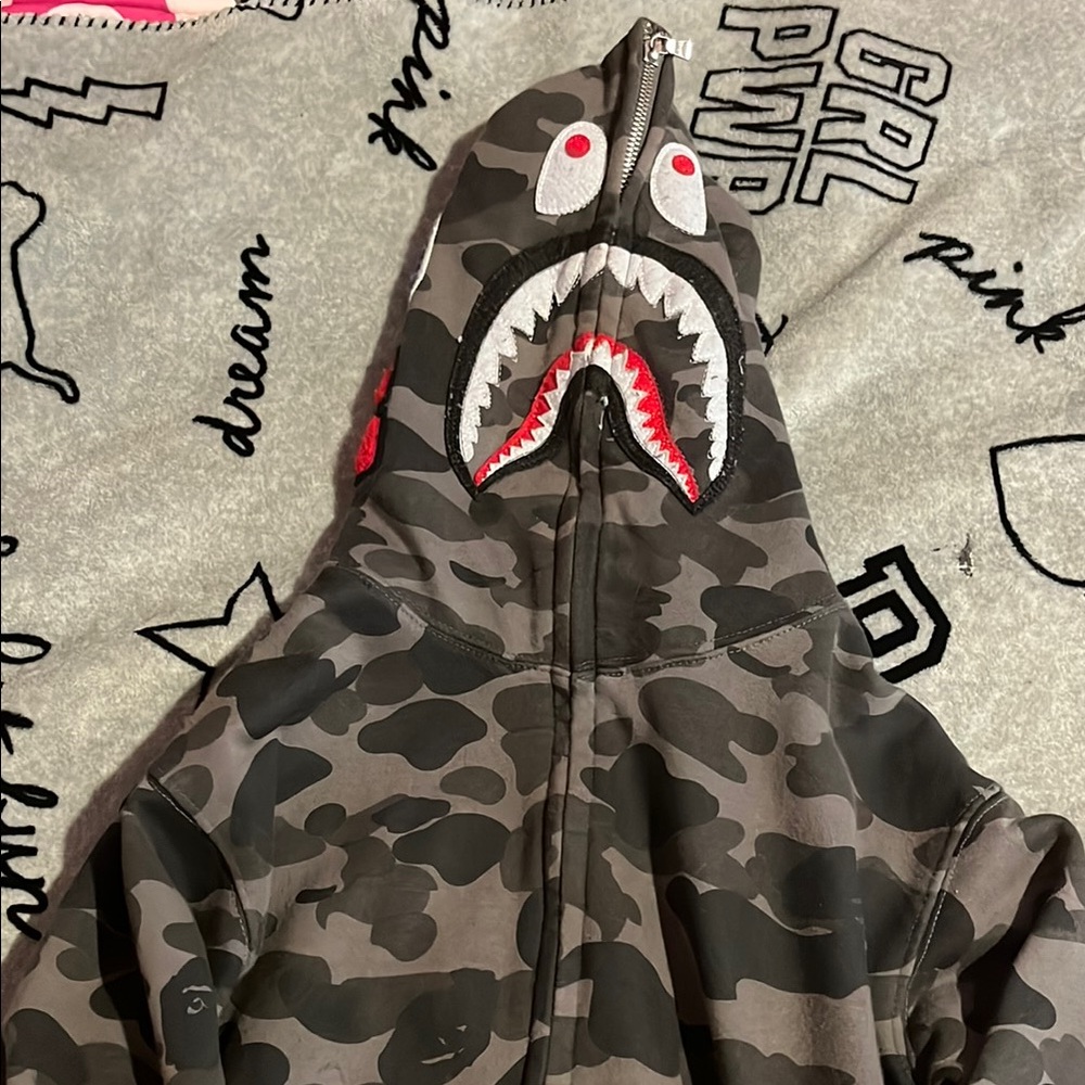 Camouflage Shark Hoodie